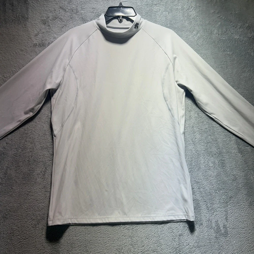 Descente Thermal Base Layer Golf DSG Mens XL Long‎ Sleeve Shirt Half Neck
